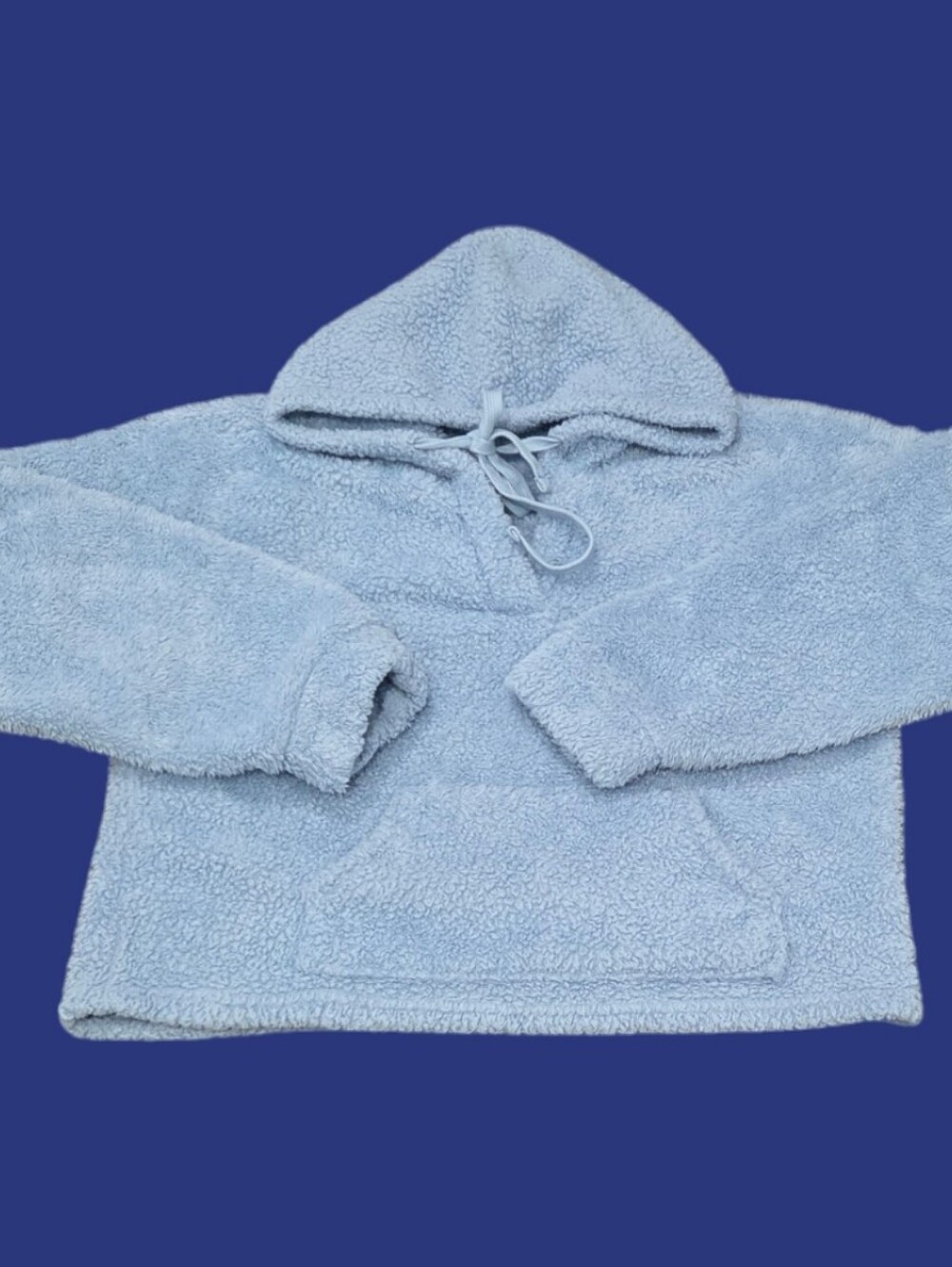 No Boundaries Youth Girl's Fuzzy Sherpa Teddy Fleece Pullover Hoodie